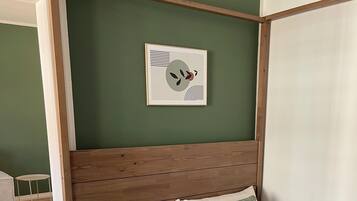 1 Schlafzimmer, Reisekinderbett, kostenloses WLAN, Bettwäsche