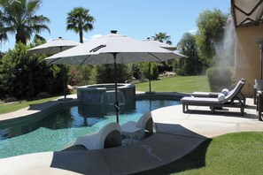 Udendørs pool, opvarmet pool