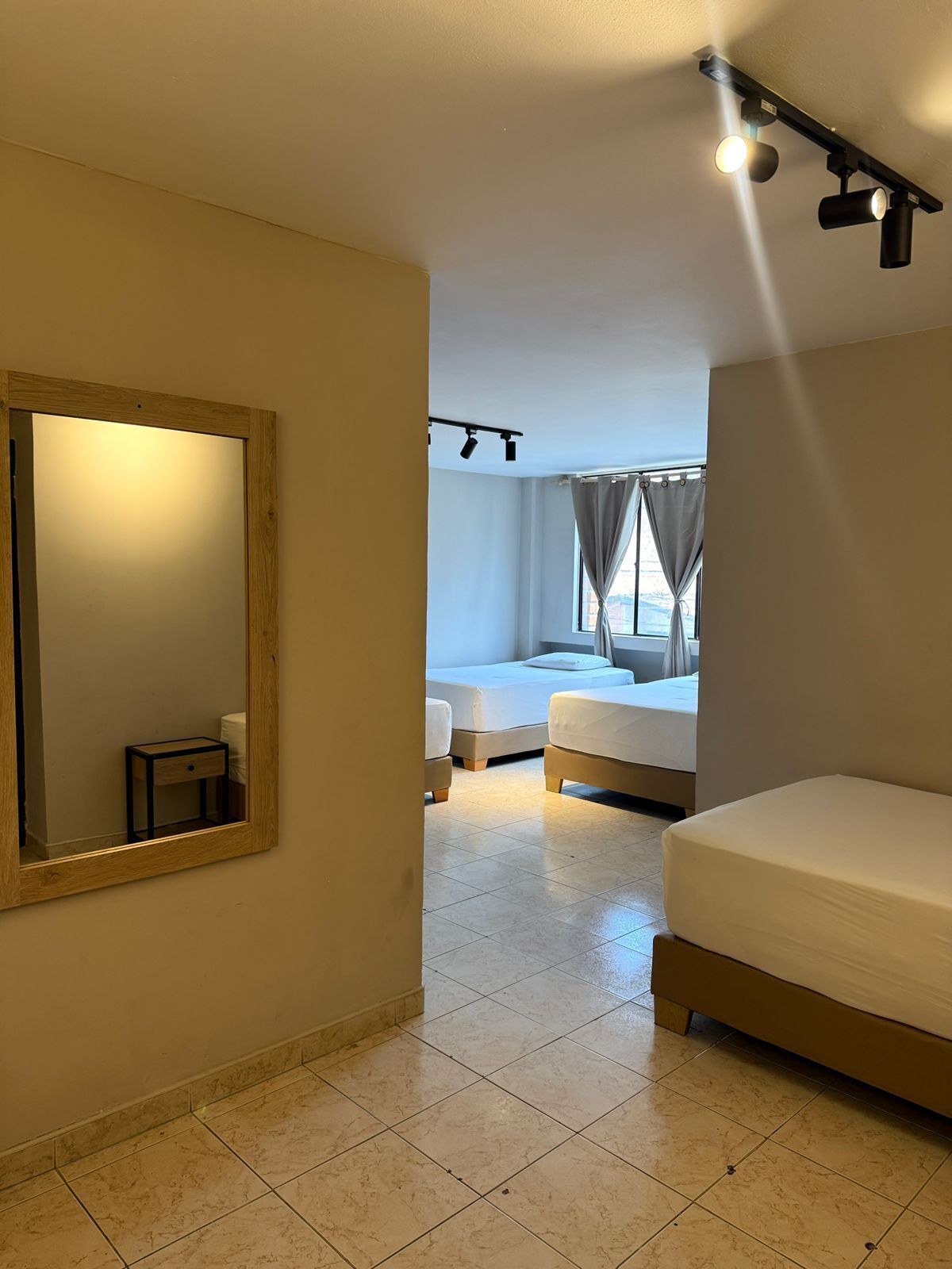 Comfort Quadruple Room, City View | Free WiFi, bed sheets