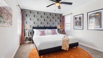 4 chambres, bureau, fer et planche à repasser, Wi-Fi gratuit