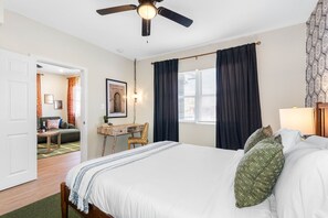 4 habitaciones, escritorio, tabla de planchar con plancha y wifi gratis