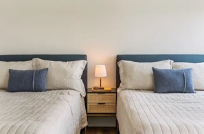4 bedrooms, iron/ironing board, travel cot, WiFi