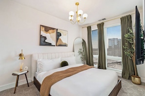 1 chambre, fer et planche Ă repasser, Wi-Fi, draps fournis