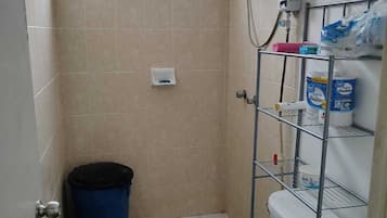 Towels, soap, toilet paper