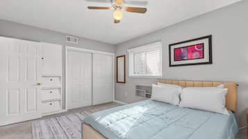 2 bedrooms, desk, iron/ironing board, free WiFi