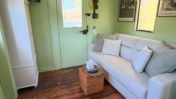 Smart TV, DVD player, books, stereo