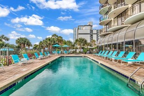 Indoor pool - Meridian Plaza 307! Third Floor Ocean Views! Sleeps 4! (Myrtle Beach)