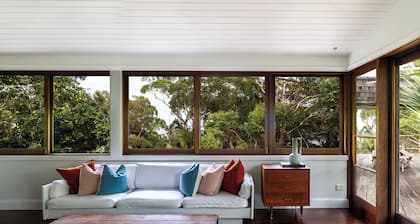 Lake front home bordering Yuraygir Coastal Walk and Angourie Surfing Reserve