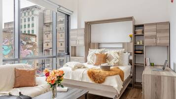 Desk, iron/ironing board, free WiFi, bed sheets