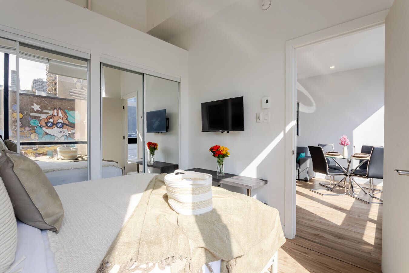 1 chambre, fer et planche à repasser, Wi-Fi gratuit, draps fournis