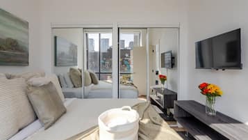 1 Schlafzimmer, Bügeleisen/Bügelbrett, kostenloses WLAN, Bettwäsche