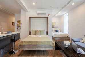 1 間睡房、熨斗/熨衫板、免費 Wi-Fi、床單