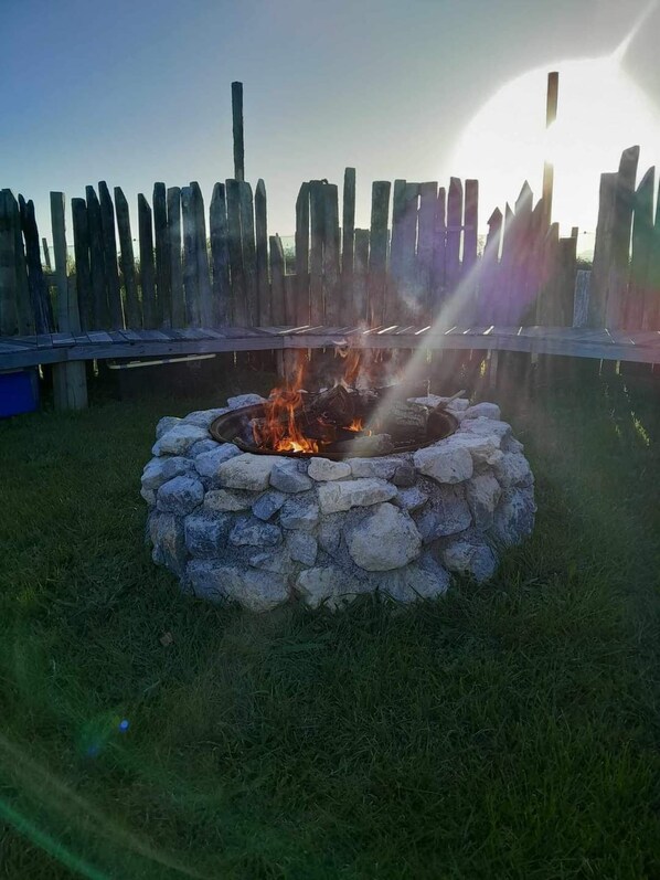 Property grounds - Self-Contained Campervan Spaces at The Longest Place Name. (Porangahau)