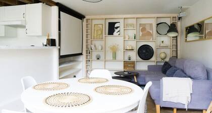 Beau duplex-15 min Paris/La Défense/Champs Elysées
