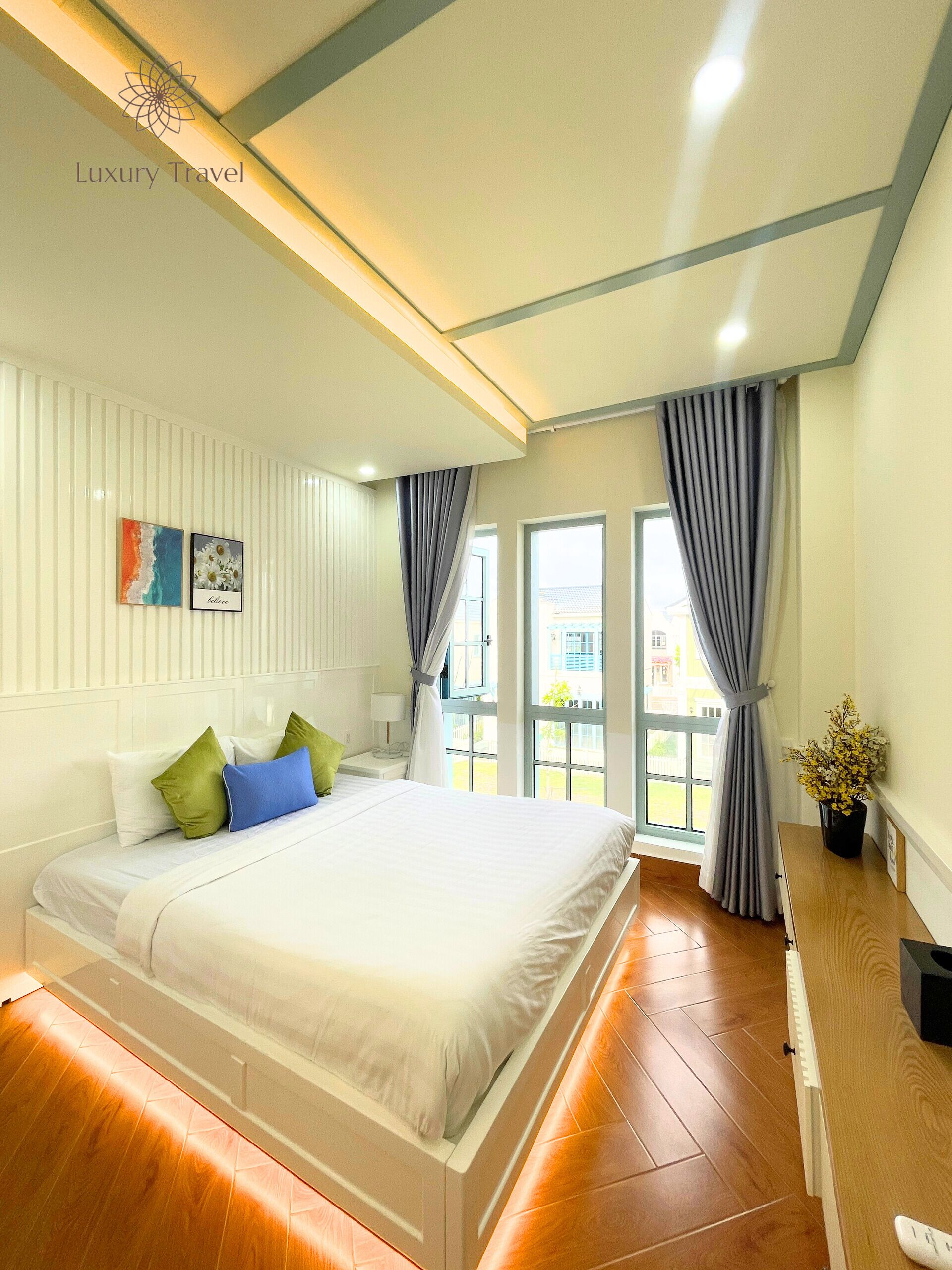 Luxe villa | 2 slaapkamers, pillowtop-bedden, een minibar, individueel gemeubileerd