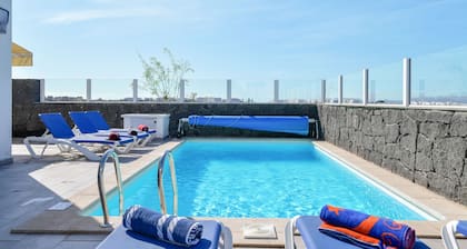 'Villa Blue New Horizont' mit Meerblick, Wi-Fi und Klimaanlage