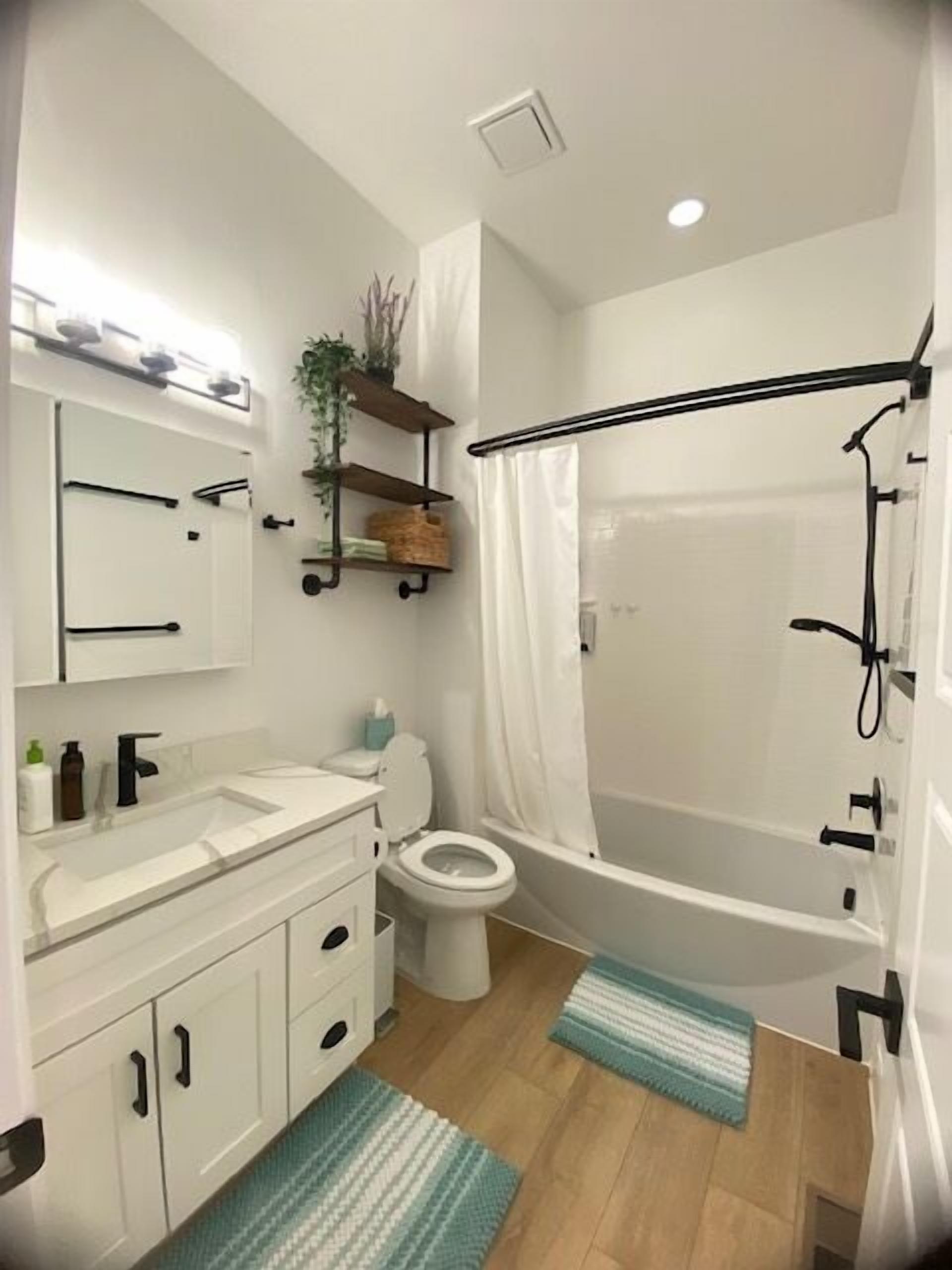 Hair dryer, towels