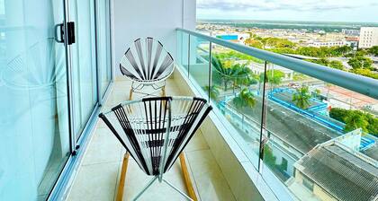 Luxury barranquilla norte, 3 private parking pools gym portería24 hours