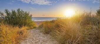 Modern vacation apartment in Trassenheide with balcony, just 150 m from the beach