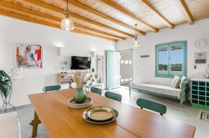 Dining - Serene Paradise with Breathtaking Aegean Views (Paros)
