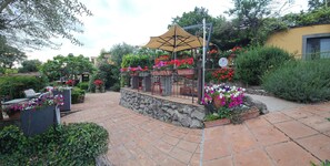 Terrace/patio - Apartment with garden view (Lazio)