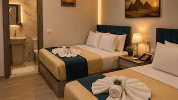In-room safe, desk, blackout curtains, soundproofing