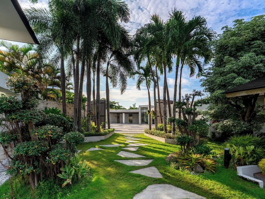 Entrada al alojamiento