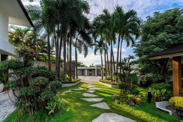 Entrada al alojamiento