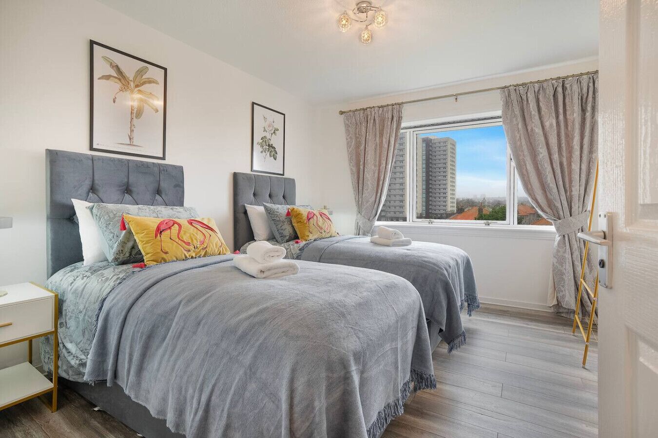 Desk, iron/ironing board, travel crib, free WiFi