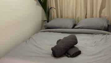 2 slaapkamers, een strijkplank/strijkijzer, reisbedje, gratis wifi