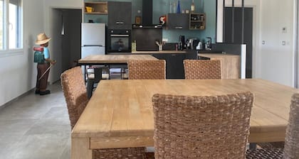 Maison 3 chambres + piscine en sud ArdĂšche au coeur des vignes, proche riviĂšres