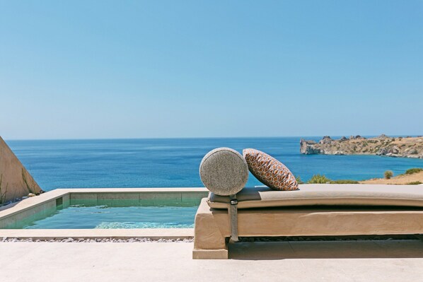 Exterior - Seaside Villa With Private Pool (Agios Vasileios)