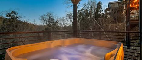 Bain à remous extérieur