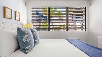 2 habitaciones, tabla de planchar con plancha, cuna de viaje y wifi