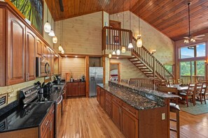 Fridge, microwave, oven, stovetop - 4BR w/Incredible Views*Theater*Games*Hot Tub (Sevierville)