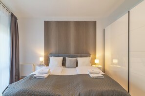 1 soverom, strykejern/-brett, wi-fi (inkludert) og sengetøy