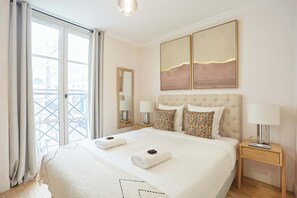 1 bedroom, iron/ironing board, travel crib, WiFi