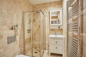 Shower, hair dryer