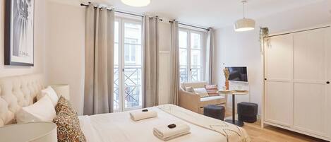 1 sovrum, strykjärn/strykbräda, resesäng och wi-fi