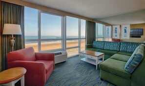 TV, DVD player - Boardwalk Resort & Villas - 1BR/1BA - Oceanfront! (Virginia Beach)