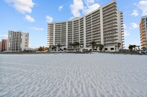 Enjoy stunning beach views from the hotel's spacious balconies.
