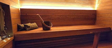 Casa, 4 habitaciones, sauna | Sauna