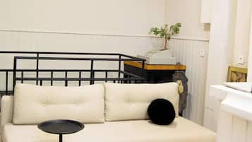 Loft, 1 chambre, vue ville | Salle de séjour