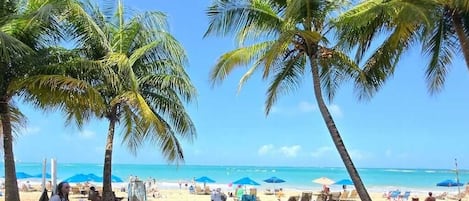 Una spiaggia nelle vicinanze