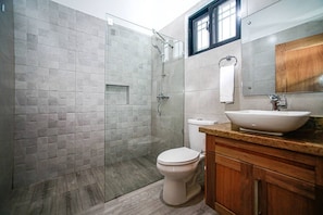 Towels, soap, toilet paper