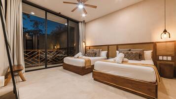 Deluxe Villa, Balcony, Pool View | 4 bedrooms, free WiFi