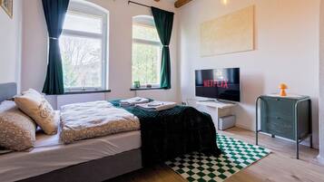 1 Schlafzimmer, kostenloses WLAN, Bettwäsche