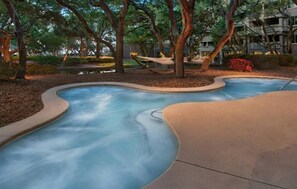 Indoor pool, outdoor pool