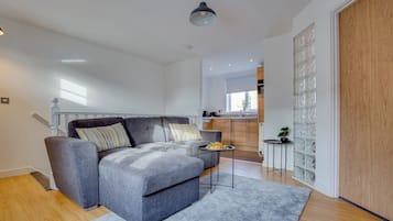 Classic Apartment, 1 King Bed with Sofa bed, Non Smoking | Living area