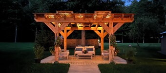 Luxury Cabin on Private Waterfront Estate